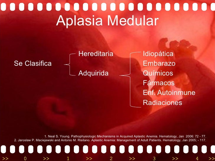 aplasia medular y embarazo